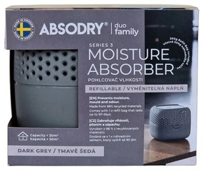 Everbrand Nedvességelnyelő Absodry Duo Family Bag3-sorozat, 30 m3-ig, sötét szürke