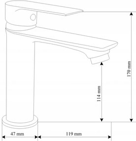 Mexen Royo DF05 fürdőszett, króm, 72203DF05-00