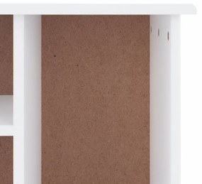 ALTA fehér tömör fenyőfa cipőszekrény 100x35x45 cm