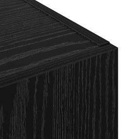 Irodai szekrény polcokkal Musta tammi 60 x 32 x 115 cm Faanyag