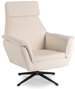 Fotel Wypoczynkowy Obrotowy TERRY Beżowy