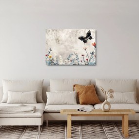 Üveg kép - Meadow betonban (70x50 cm)