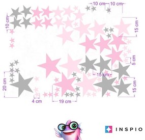 INSPIO Falmatrica - Rózsaszín csillagok