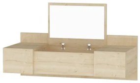 ZAKKUM toalettasztal 33x100 cm bézs