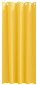 Függönyök függönyökkel 2 pcs mustársárga 260x140cm Poliészter