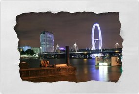 Poszterek 120x80 Éjszakai kép Londonból