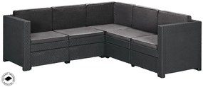KETER PROVENCE polyrattan kerti sarokkanapé - grafit (Méret:)