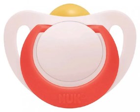 NUK Star baba cumi latex 18-36 h, piros