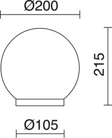 Novolux VIC 345A-G05X1A-02 Állólámpa 1x105W/E27 IP43