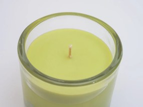 Üveggyertya MINNESOTA VILÁGOS ZÖLD 9 cm világos zöld