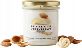 Marzipán Mennyország Illatos Szójaviasz Gyertya 300ml nagy növényi gyertya