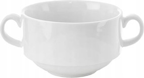 Leveses Tál Porcelán Fehér Fülekkel 290 ML