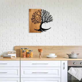 Lime fém fa fali dekoráció, 58×58 cm