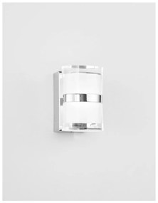 Nova Luce fürdőszobai fali lámpa, króm, 3000K melegfehér, beépített LED, 1x10W, 1007 lm, 9122321