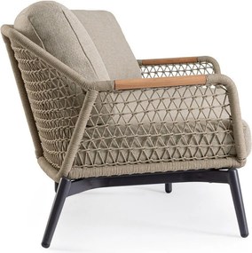 Világosbarna akácfa kerti kanapé Eulero – Bizzotto