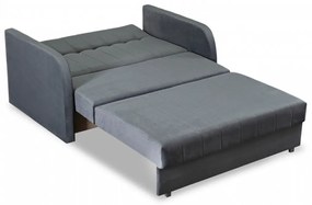Ágyazható Kétszemélyes Kanapé Szürke Színben. VERO
