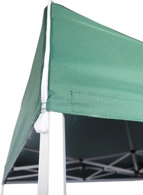Összecsukható sátor 6 × 4 m – alumínium HEXAGON, Fehér