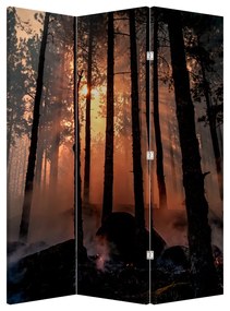 Paraván - Sötét erdő (126x170 cm)