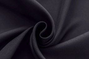 OXFORD sötétszürke függöny 140x250 cm Felfüggesztés: Fém gyűrűk