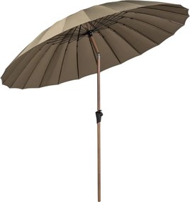 Zöld-bézs napernyő ø 280 cm Monica – WOOOD