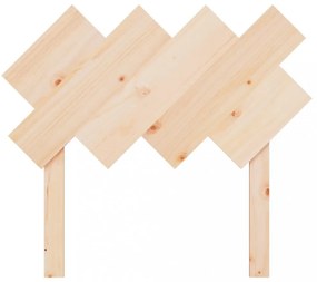 tömör fenyőfa ágyfejtámla 92x3x81 cm