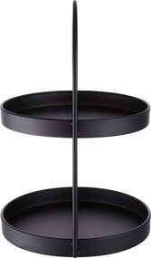 SIDELINE emeletes tálaló, fekete 35cm