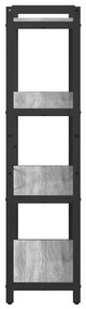 Könyvszekrény Szürke sonoma 80 x 30 x 118 cm Faanyag