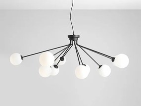 ALDEX 1082M1 HOLM Többágú Függesztett Lámpa Fehér, Fekete E14 IP20