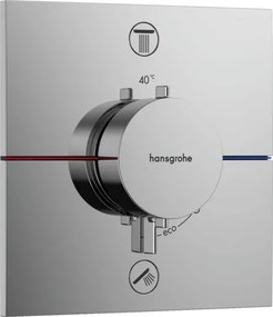 Hansgrohe ShowerSelect Comfort E zuhany és fürdő csaptelep vakolat alatti rész nélkül króm 15572000