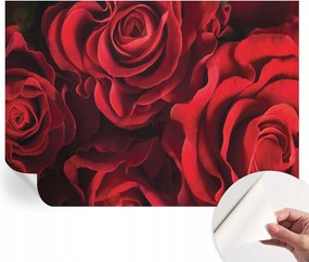 Dekoratív öntapadós fotótapéta Hálószobába Vörös rózsák 208x146 cm