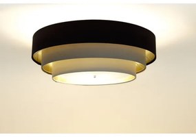 TRINITI mennyezeti lámpa 2xE27/60W/230V barna/beige/arany