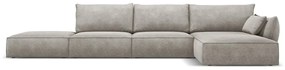 Világosszürke sarokkanapé (jobb oldali) Vanda – Mazzini Sofas