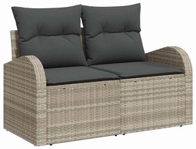 Kerti Kanapé Szett párnával 8 pcs Világosszürke