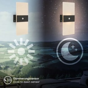 Briloner 3888015 - AURA LED újratölthető fali lámpa érzékelővel 2,5W/5V 1800 mAh fekete