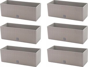 6db Erkélyláda öntözőrendszer 50cm