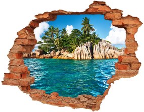 Fali matrica lyuk a falban Trópusi sziget nd-c-82172236