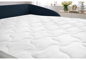 Sötétkék kinyitható kanapé 235 cm Cezanne – Bobochic Paris