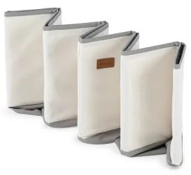 Gyerek száraz medence labdákkal, 80 cm átmérő, fehér/szürke