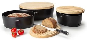 Continenta C3731 - Kenyértartó fedővel 27x20x13,5 cm gumifüge