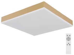 Globo 41594D2M - LED Dimmelhető mennyezeti lámpa DORO LED/24W/230V arany + távirányító 41594D2M