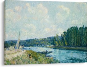 Kép - Alfred Sisley, The Banks of the Oise, reprodukciók (70x50 cm)