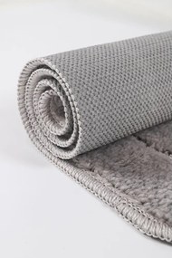 Szürke fürdőszobai kilépő szett 2 db-os 50x80 cm Kareli – Foutastic