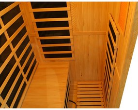 Sauna DeLuxe 3300 Carbon - BT, barna