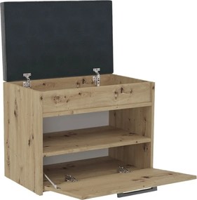 Parma cipősszekrény üléssel és tárolóval, tölgy
