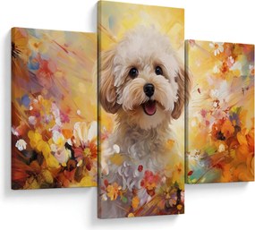 Kép - Boldog kutya (90x60 cm)