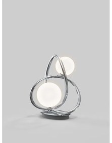 Wofi 8014-207 - LED Asztali lámpa NANCY 2xG9/3,5W/230V fényezett króm