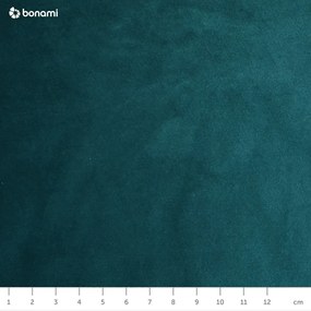 Türkiz kárpitozott ágyneműtartós franciaágy ágyráccsal 140x200 cm Kiana – Makamii