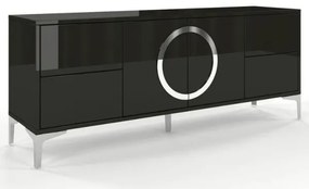 Eva fekete modern Tv szekrény