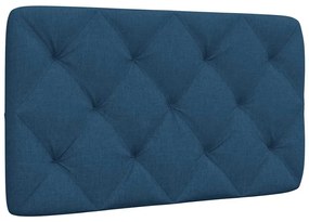 kék szövet fejtámla párna 90 cm