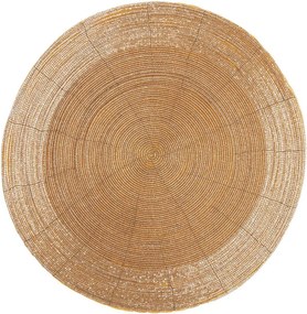 SHINE ON étkezési alátét gyöngyökkel, arany Ø35cm